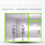 Zmiana koloru ram / szprosów / stolarki okien